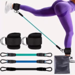 Ankle Strap Resistance Bands – Leg & Hip Strength Training for Home, Yoga, Pilates, and Gym Workouts - Image 8