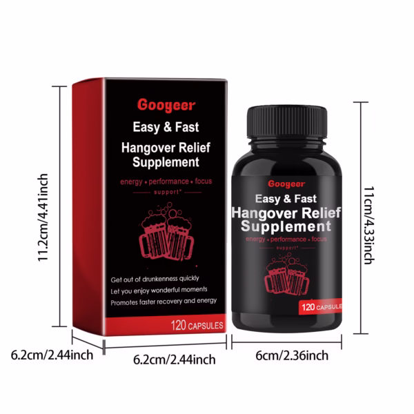 Hangover Relief Supplement Capsules Hangover Relief Supplement Body Care - Image 4