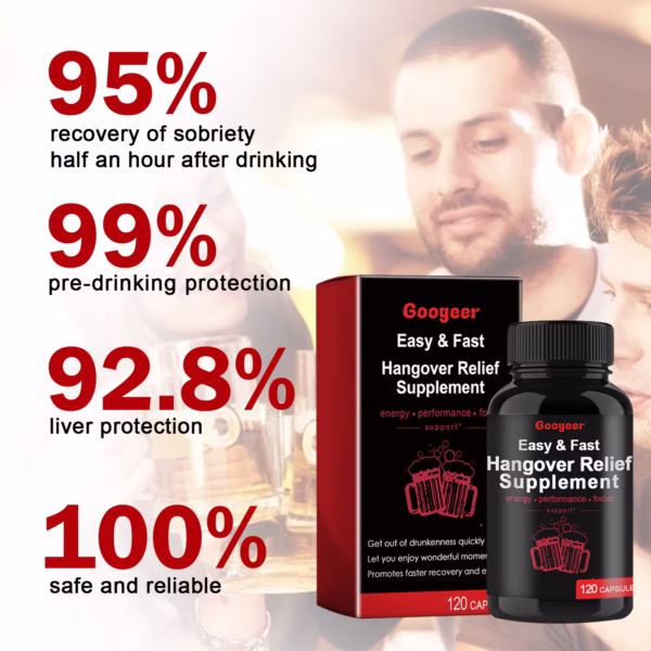 Hangover Relief Supplement Capsules Hangover Relief Supplement Body Care - Image 6