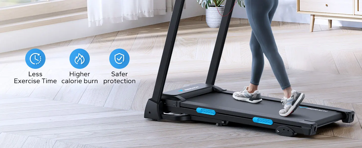 Foldable Treadmill with Incline – Shock Absorption & Heart Rate Monitor 17 Foldable Treadmill with Incline – Shock Absorption & Heart Rate Monitor
