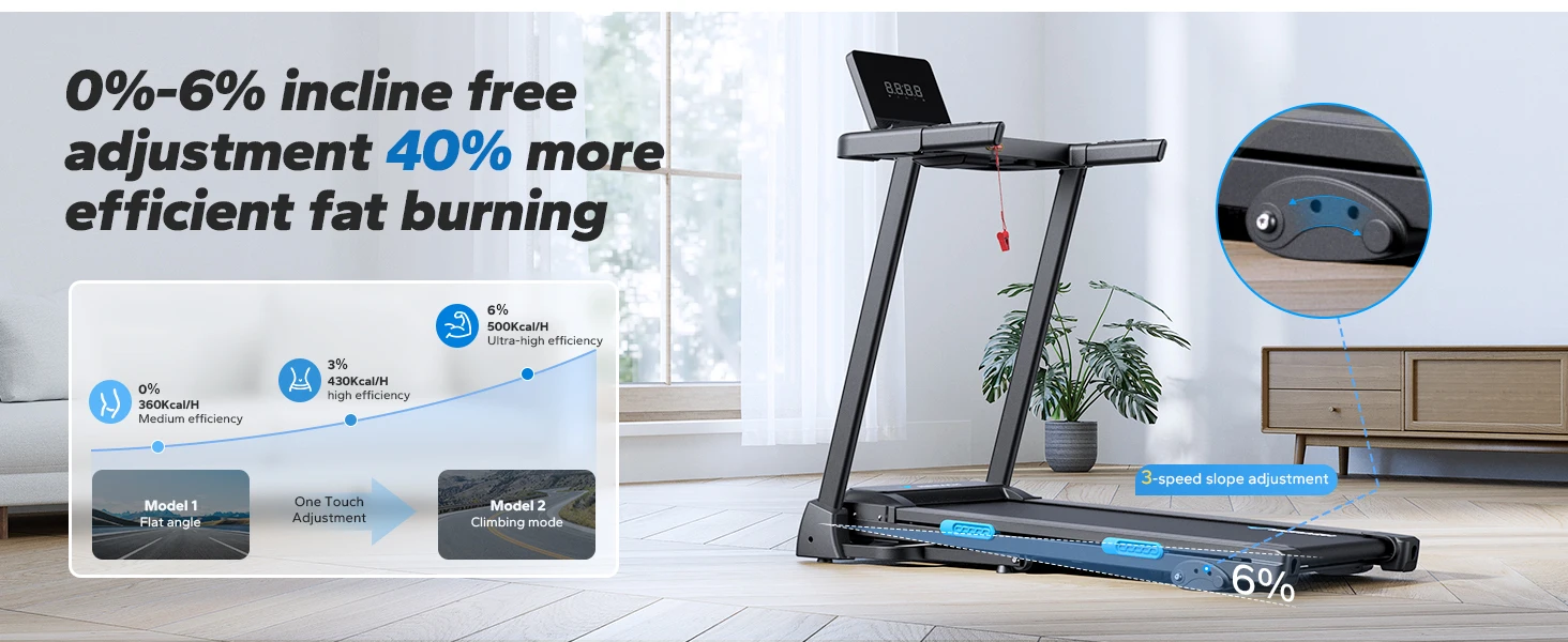 Foldable Treadmill with Incline – Shock Absorption & Heart Rate Monitor 23 Foldable Treadmill with Incline – Shock Absorption & Heart Rate Monitor
