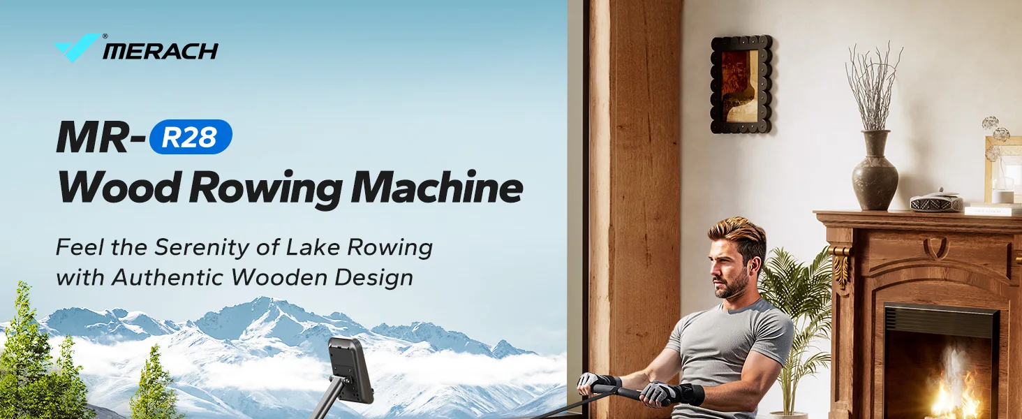 Foldable Water Rowing Machine – 400LBS Capacity with Dedicated Monitor & Comfortable Seat