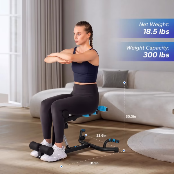 Deep Squat Machine Adjustable Glutes Trainer Machine Core Leg Push Up Workout Machine Multifunctional Buttocks Machine