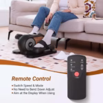 Under Desk Elliptical Machine – Quiet & Portable Seated Leg Exerciser with 12-Speed Adjustment - Image 4