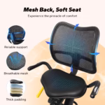 High-End Recumbent Exercise Bike – Magnetic Stationary Bike for Seniors & Adults - Image 4