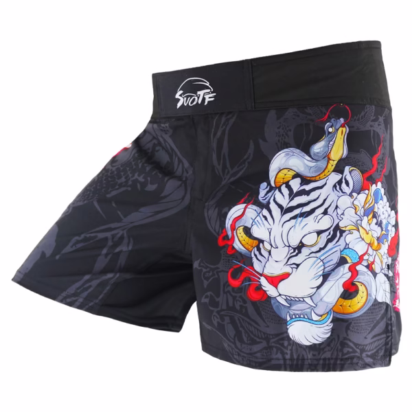 MMA Jujitsu Fight Shorts – Men's Boxing, Kickboxing & Muay Thai Training Pants