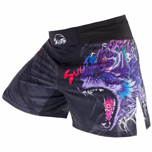 MMA Jujitsu Fight Shorts – Men's Boxing, Kickboxing & Muay Thai Training Pants - Image 4