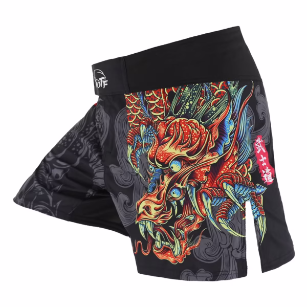 MMA Jujitsu Fight Shorts – Men's Boxing, Kickboxing & Muay Thai Training Pants - Image 3