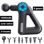 Professional Massage Gun – 9 Heads & 9 Gears for Total Body Relief