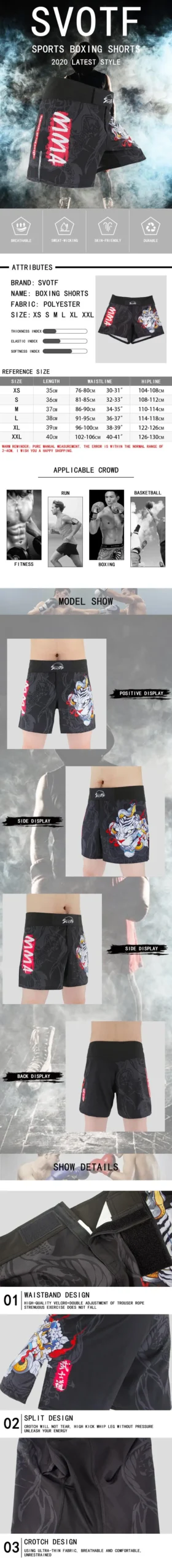 Tiger Fury breathable boxing training shorts - image 1