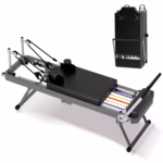 Multi-functional Pilates Home Fitness Equipment, 395lbs Capacity, With Dynamic Resistance Cords And Aerobic Rebounder, Improves Posture & Builds Strength - Image 9