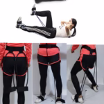 Latex Material Yoga Fitness Belt Foot Pedal Tension Rope Home Exercise Fitness Equipment Home Workout Resistance Bands - Image 5