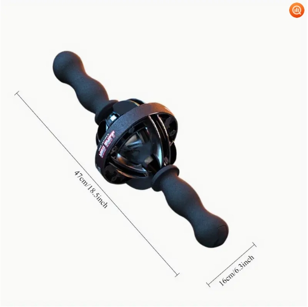 1pc Black Gyro Fitness Trainer  Stainless Steel Core Wrist