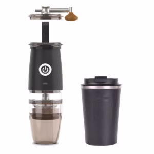 Small Coffee Machine Portable Coffee Bean Grinder USB Electric Manual Integrated - Image 3