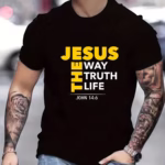 Jesus Print T-shirt,