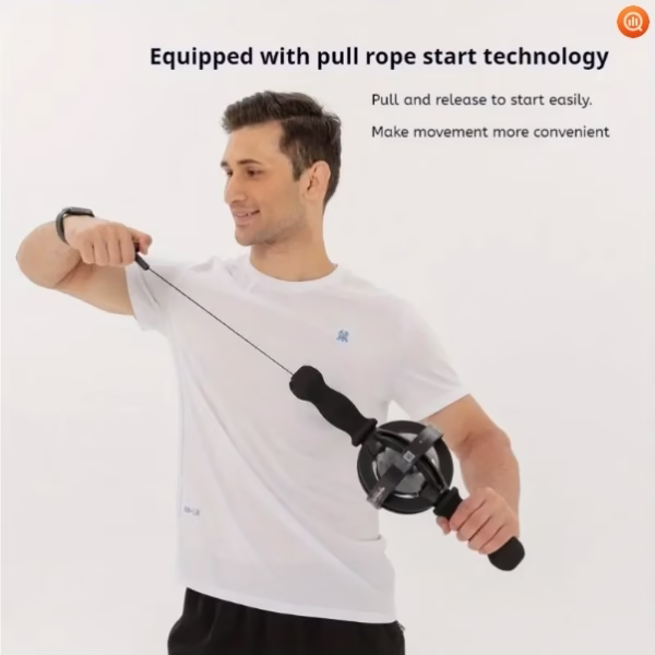 1pc Black Gyro Fitness Trainer  Stainless Steel Core Wrist - Image 2