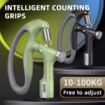 Fitness Eddy Smart Counting Hand Gripper – Adjustable 10-100kg Forearm Strength Trainer