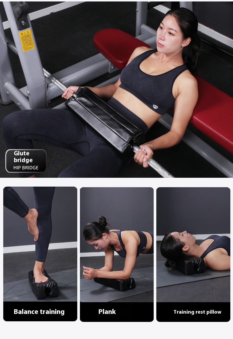 Barbell Bench Press Hip Padded Push Multi-functional Square Protection Mat