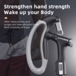 Fitness Eddy Smart Counting Hand Gripper – Adjustable 10-100kg Forearm Strength Trainer - Image 4