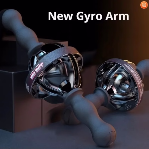 1pc Black Gyro Fitness Trainer  Stainless Steel Core Wrist