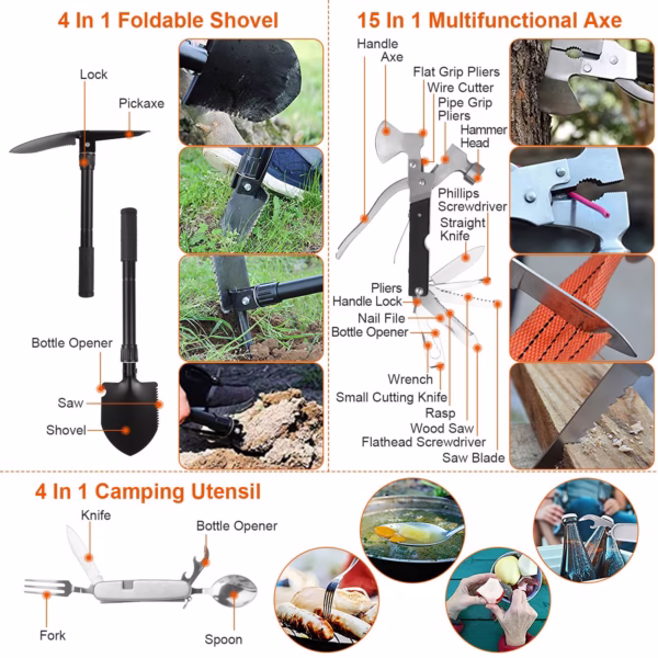 125 In 1 Professional Survival Kit - Image 6