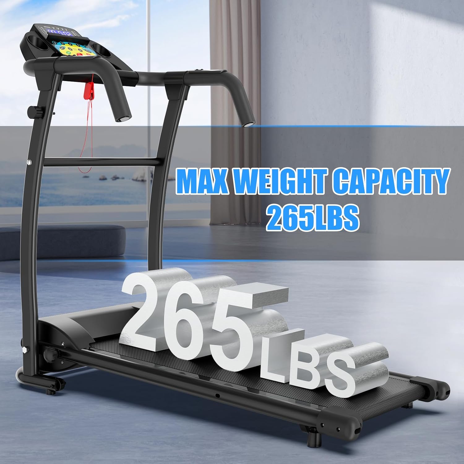 Foldable Treadmill 2.5HP Treadmill Under Desk 300 Lbs Capacity 2-in-1 With Remote Controller For Home Office 25 Foldable Treadmill 2.5HP Treadmill Under Desk 300 Lbs Capacity 2-in-1 With Remote Controller For Home Office