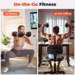 Adjustable Dumbbell Pair 50LBS Dumbbell Anti-Slip Handle - Image 2