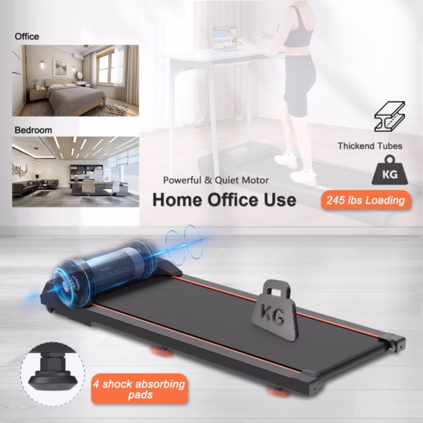 Walking Under Desk Treadmill with LED Display And Remote Control - Image 7