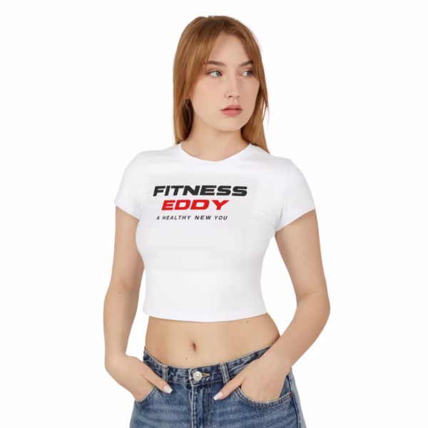 Fitness-Inspired Women's Baby Tee - Image 5