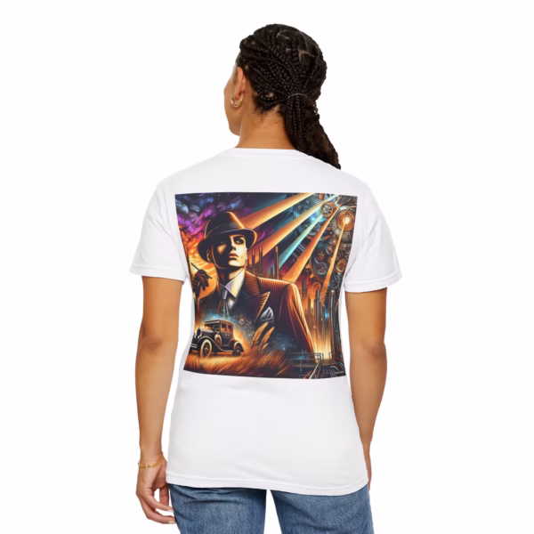 Unisex Garment-Dyed T-shirt – "It's a New Day" Graphic Tee with Retro Art - Image 7