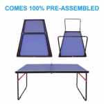 Tennis Table & Ping Pong Table Set With Net And 2 Ping Pong Paddles - Image 6