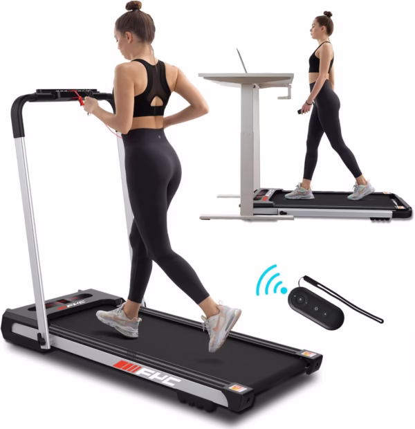 300 Lbs  About 136.1 Kg Capacity Fold-able Treadmill With Remote Control