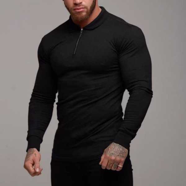 T Shirt Men Longsleeve Shirt Men Polo Shirt - Image 3