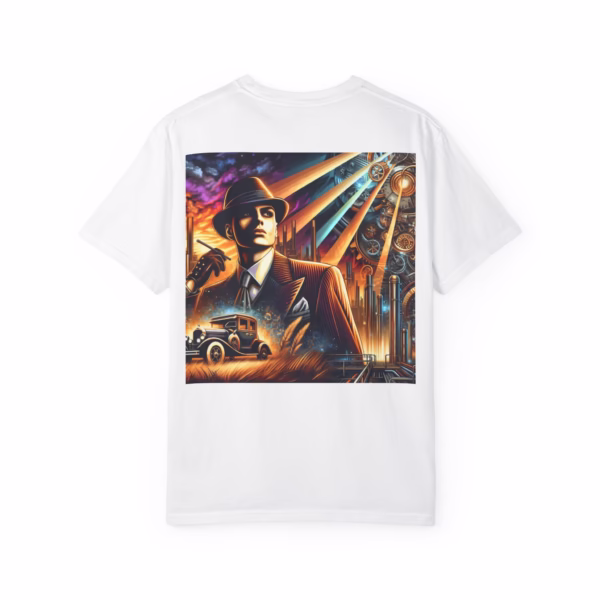 Unisex Garment-Dyed T-shirt – "It's a New Day" Graphic Tee with Retro Art - Image 2