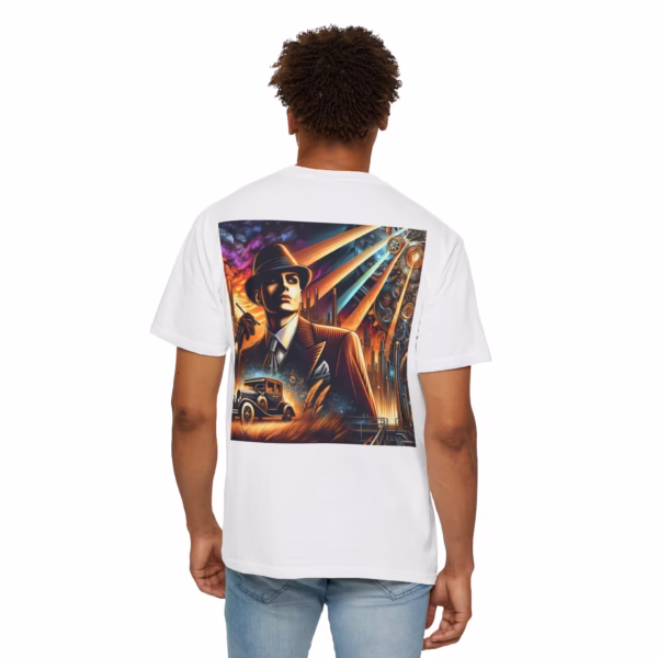 Unisex Garment-Dyed T-shirt – "It's a New Day" Graphic Tee with Retro Art - Image 11