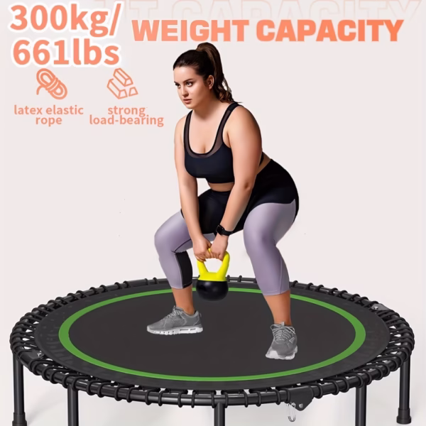 661 Lbs Fitness Trampoline Get In Shape At Home - Image 5