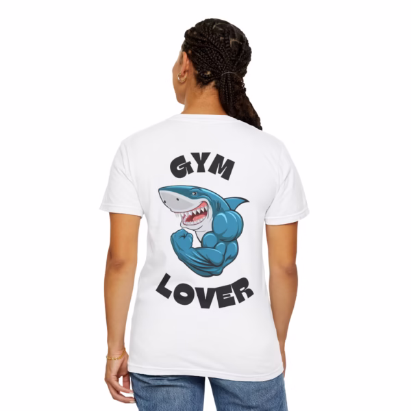Fitness Shark Unisex T-Shirt - Gym Lover, Workout Apparel, Exercise Top, Casual Wear, Gift for Fitness Enthusiasts - Image 11