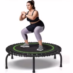 40-Inch Mini Exercise Trampoline – Premium 661lbs Capacity Home Gym Rebounder & High-Elasticity Cardio Fitness Trampoline