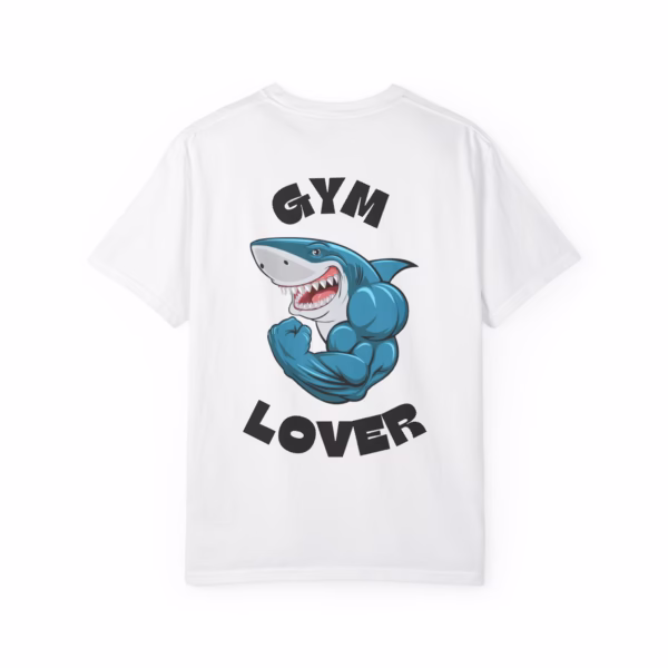 Fitness Shark Unisex T-Shirt - Gym Lover, Workout Apparel, Exercise Top, Casual Wear, Gift for Fitness Enthusiasts - Image 2