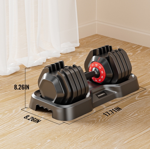 Adjustable Dumbbell Set, 10 In 1