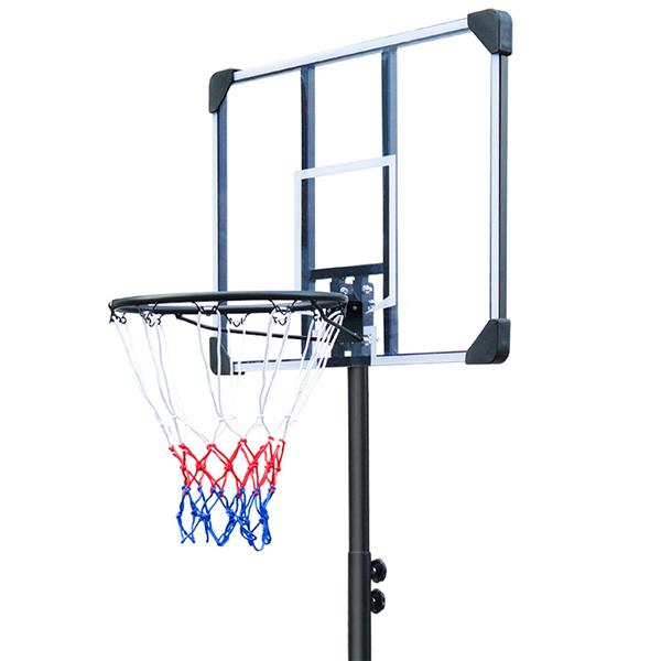 Portable Basketball Hoop, 5.4 to 7 ft Adjustable, 32 in Shatterproof Backboard, Wheeled Base 19 Basketball Stand, Suitable For Indoor And Outdoor Use, Adjustable From 5.6-7 Feet, 32 Inch Backboard With Whee