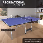8-foot Medium-sized Table Tennis Table Foldable Portable Set - Image 4