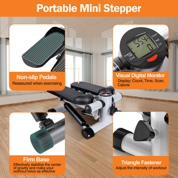 Fitness Step Machine With LCD Display Screen