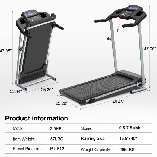 Folding Treadmill For Home