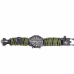 6-in-1 Tactical Outdoor Survival Bracelet – Adjustable Paracord with Compass, Rescue Tools, EDC Camping Gear - Image 6