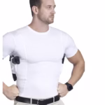 Concealed Carry Holster Shirt – Men’s Slim Fit Tactical Compression Vest - Image 3