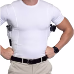 Concealed Carry Holster Shirt – Men’s Slim Fit Tactical Compression Vest - Image 5
