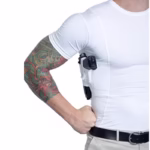 Concealed Carry Holster Shirt – Men’s Slim Fit Tactical Compression Vest - Image 2