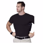 Concealed Carry Holster Shirt – Men’s Slim Fit Tactical Compression Vest - Image 6