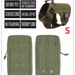 Military Tactical Dog Harness German Shepherd Adjustable Pet Dog Back - Image 9